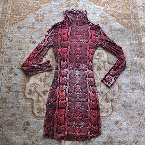Misguided Snake Skin Dress